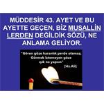 MÜDDESİR 43. AYETTE GEÇEN, MUSALLİN LERDEN DEĞİLDİK NE ANLAMA GELİYOR.