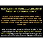 Tevbe Suresi 108. Ayette Allah, Bizlere Çok Önemli Uyarıda Bulunuyor.