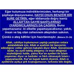 BAKARA 23-24. AYETLERDEN, HİÇ Mİ DERS ALMADIK?