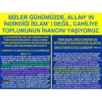 BAKARA 171, MAİDE 50, İSRA 73-74-75, AHKAF 9. AYETLERDEN ALACAĞIMIZ...