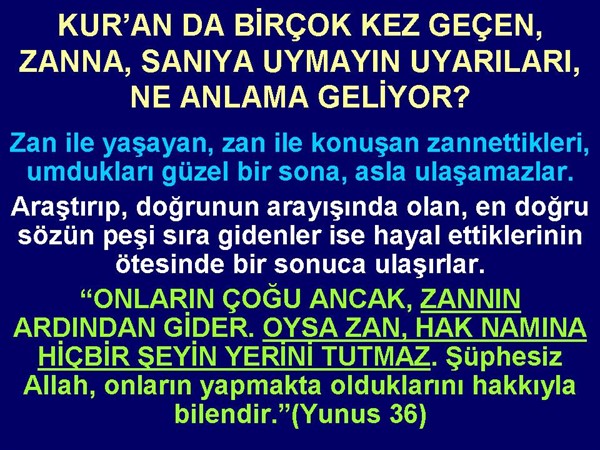 Zan nedir açıklayınız?