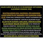 Kalem Suresi 29-30-31-32 Ve Devamındaki Ayetlerden, Alacağımız Kıssada