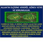 Allah’ın Elçisine Verdiği Görev Yetki Ve Sorumluluk.