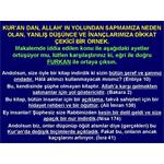 KUR'ANDAN, ALLAH IN YOLUNDAN SAPMAMIZA NEDEN OLAN YANLIŞ İNANCIMIZ...