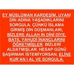 Yahudileştirilmiş Müslümanlardan Olmak İstemiyorsan!