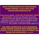 Kendi Uydurmalarını Allah’a Yakıştıranlar, Kıyamet Gününde, Allah'a Na