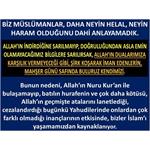 Biz Müslümanlar Daha Neyin Helal, Neyin Haram Olduğunu Dahi Anlayamad