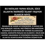 BU HATALARI YAPAN BİZLER, SİZCE ALLAH'IN İNDİRDİĞİ İSLAMI YAŞIYOR OLAB