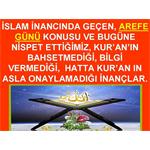 İslam İnancında Geçen, Arefe Günü Ve Kur'an.