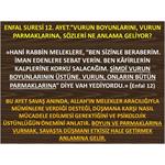 Enfal Suresi 12. Ayet. 