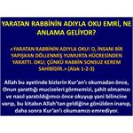 Yaratan Rabbinin Adıyla Oku Emri, Ne Anlama Geliyor?