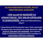 ALLAH'IN BİZLERDEN İSTEDİĞİ DEVLET YÖNETİMİ......