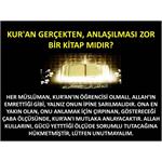 Kur'an Gerçekten Anlaşılması Zor Bir Kitap Mıdır?
