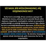 Siz Nasıl Bir Müslümansınız, Hiç Düşündünüz Mü?