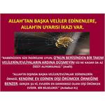 Allah’tan Başka Veliler Edinenlere, Allah’ın Uyarısı İkazı Var. 