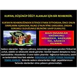 Kur'an, Düşünüp Öğüt Alanlar İçin Bir Rehberdir.