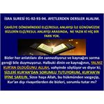 İSRA SURESİ 91-92-93-94. AYETLERDEN DERSLER ALALIM.