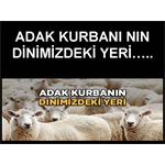 ADAK KURBANININ DİNİMİZDEKİ YERİ......