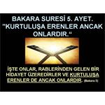 BAKARA SURESİ 5. AYET. 