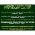 Kamer Suresi 17-22. Maide Suresi 6. Ayetten Bizler, Öğüt Alabildik Mi?