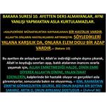 Bakara Suresi 10. Ayetten Ders Almayanlar, Aynı Yanlışı Yapmaktan Asla