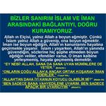 BİZLER SANIRIM İSLAM VE İMAN ARASINDAKİ BAĞLANTIYI, DOĞRU KURAMIYORUZ.