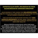 Kur’an’da Allah Zekâtı, Malımızdan Mı Yoksa Kazancımızdan Mı Vermemizi