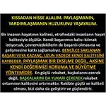 Kıssadan Hisse Alalım. Paylaşmanın, Yardımlaşmanın Huzurunu Yaşayalım.