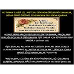 Ali İmran Suresi 105. Ayete Bu Dünyada Gözlerini Yumanlar.............
