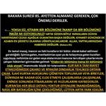 Bakara Suresi 85. Ayetten Almamız Gereken, Çok Önemli Dersler.