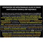 Günümüzde Biz Müslümanlar Allah Ve Onun Vahyi Kur’an Yokmuş Gibi Yaşıy