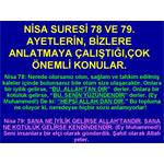 NİSA SURESİ 78-79. AYETLER.