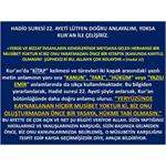 Hadid Suresi 22. Ayeti Doğru Anlayalım, Yoksa Kur'an İle Çelişiriz.