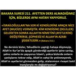 Bakara Suresi 211. Ayetten Ders Almadığımız İçin, Bizlerde Aynı Hatayı