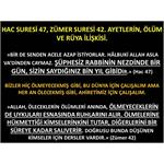 Hac Suresi 47, Zümer Suresi 42. Ayetlerin, Ölüm Ve Rüya İlişkisi.
