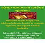 MÜBAREK RAMAZAN AYINI, GEREĞİ GİBİ YAŞAYABİLMEK.