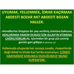 Uyumak Ve Yellenmek, Abdesti Bozar Mı? Abdesti Bozan Haller.