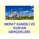 Berat Kandili Ve Kur'an.
