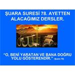 ŞUARA SURESİ 78. AYETTEN ALACAĞIMIZ DERSLER.