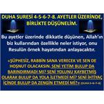 Duha Suresi 4-5-6-7-8. Ayetler Üzerinde Birlikte Düşünelim.