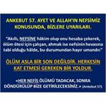 ANKEBUT 57. AYET VE ALLAH'IN NEFSİMİZ KONUSUNDA, BİZLERE UYARILARI.