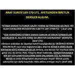 Araf Suresi 169-170-171. Ayetlerden İbretlik Dersler Alalım.