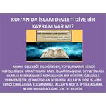 Kur'an’da İslam Devleti Diye Bir Kavram Var Mı?