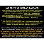 Hac Arefe Ve Kurban Bayramı.