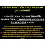 Kur'an'ı Hangi Yöntemle  Okumaya, Anlamaya Çalışmalıyız?