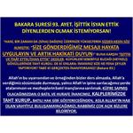 Bakara Suresi 93. Ayet. İşittik İsyan Ettik Diyenlerden Olmak İstemiyo
