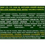 Araf 172, 173. Rum 30. Ayetlerin Verdiği Bilgiler. KALUBELA  Konusu.