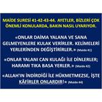 Maide Suresi 41-42-43-44. Ayetler, Bizleri Hangi Konuda Uyarıyor?