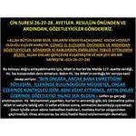 Cin Suresi 26-27-28. Ayetler. Resulün Önünden Ve Ardından, Gözetleyici
