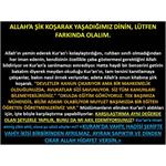 Allah’a Şirk Koşarak Yaşadığımız Dinin, Lütfen Farkında Olalım.